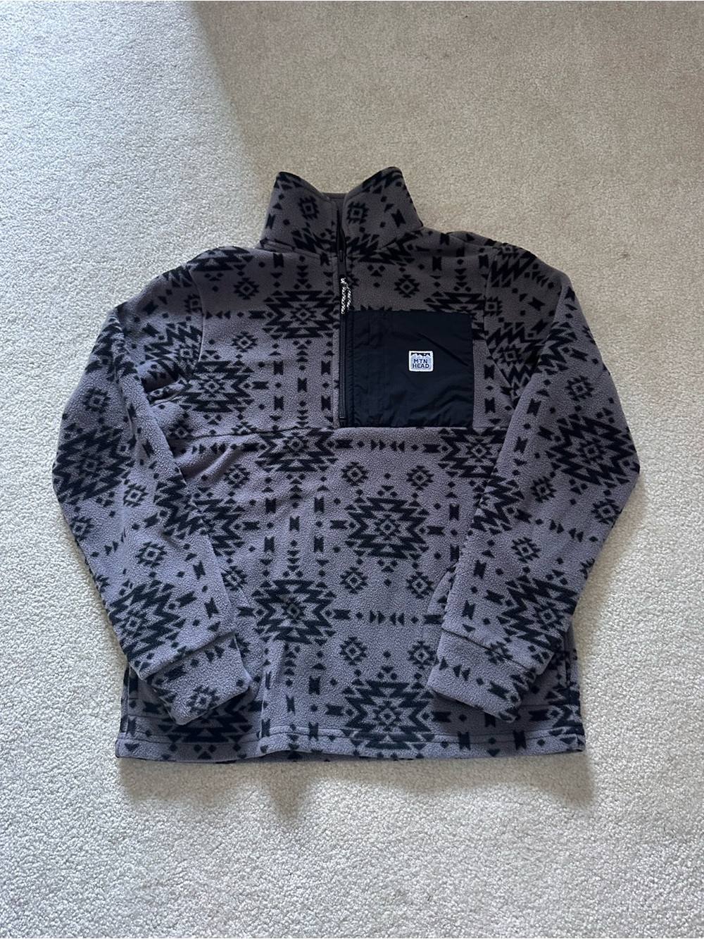 Muttonhead aztec fleece made in canada